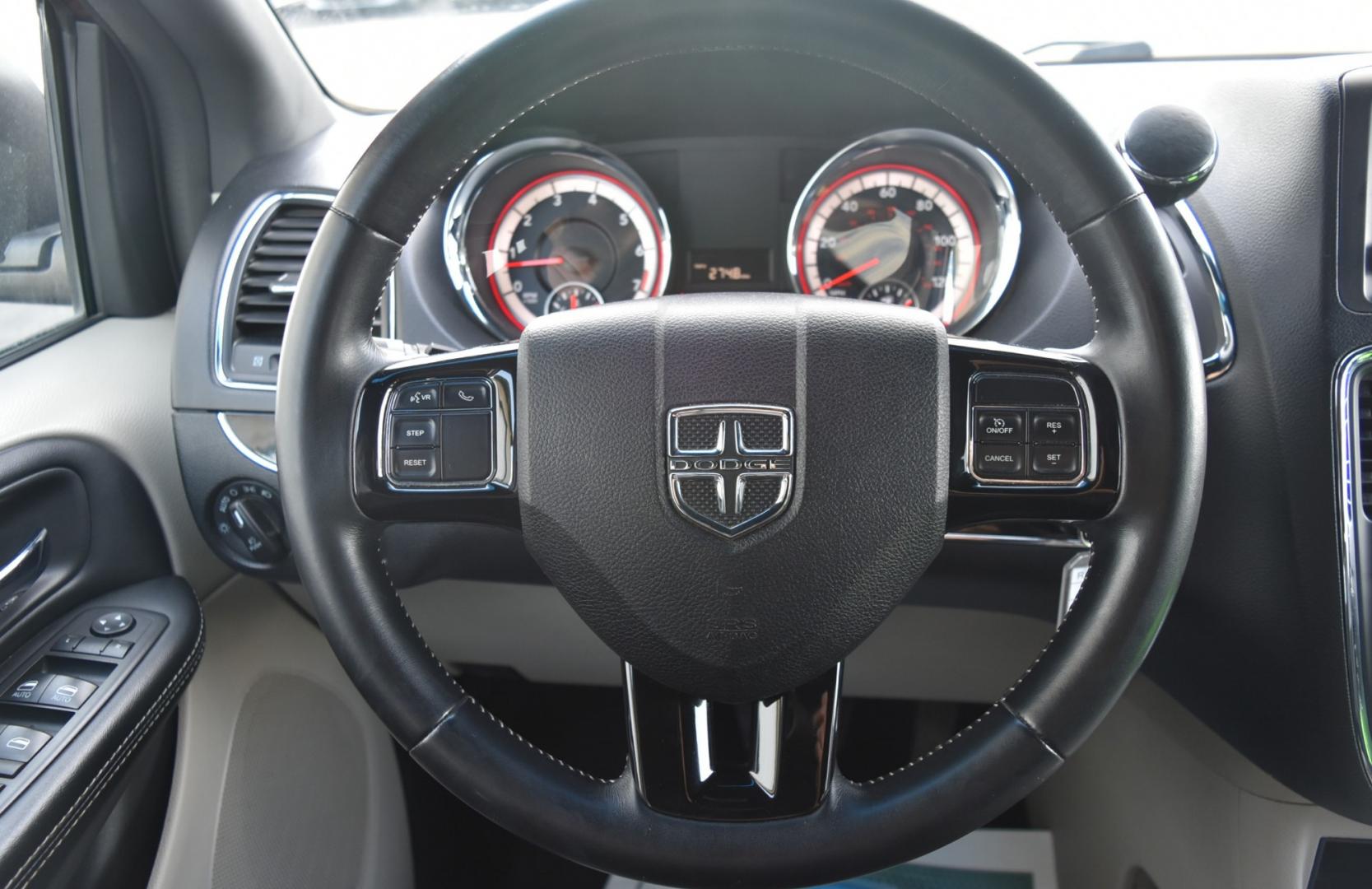 2017 Maroon /Black Dodge Grand Caravan SXT (2C4RDGCGXHR) with an 3.6L V-6 VVT 24 Valve Flex Fuel engine, 6-Speed Automatic transmission, located at 1600 E Hwy 44, Rapid City, SD, 57703, (605) 716-7878, 44.070232, -103.171410 - Photo#15